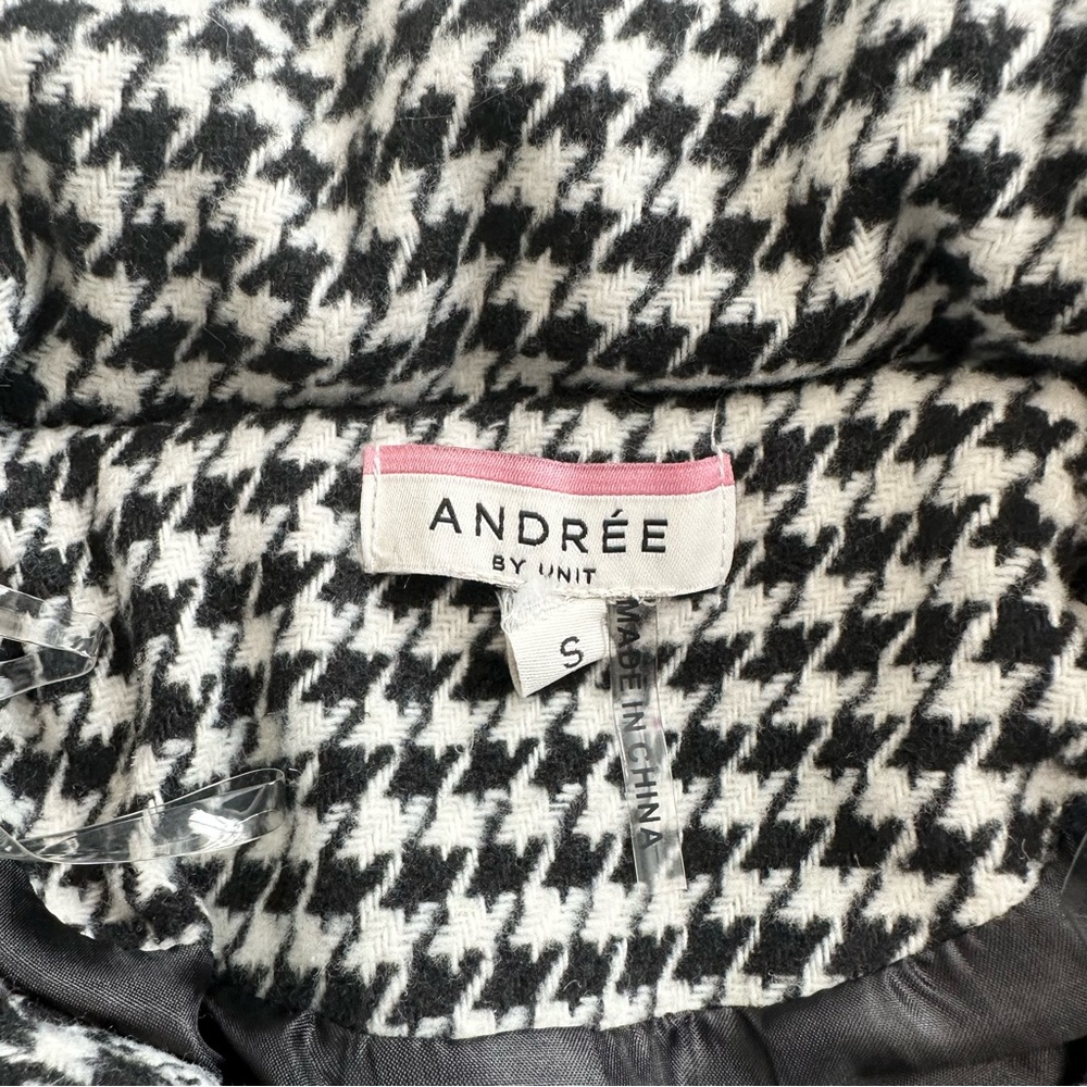 Andree By Unit Houndstooth Heavyweight Winter Puf… - image 8